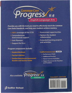 Common Core Progress: English Language Arts. Level 5. Teacher’s Edition