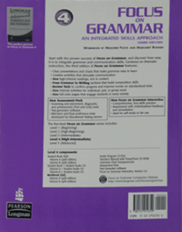 Focus on Grammar. An Integrated Skills Approach. Level 4. Workbook-rev