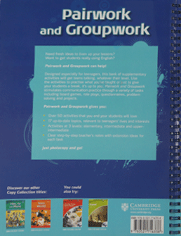 Pairwork & Groupwork​. Multi-level Photocopiable Activities for Teenagers-rev
