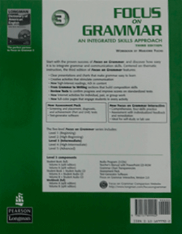 Focus on Grammar. An Integrated Skills Approach. Level 3. Workbook-rev